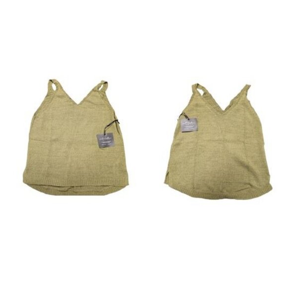 DYI Women's Sweater Tank Top Lichen Green Size Large - Picture 4 of 8